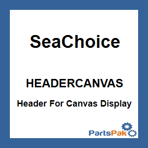 SeaChoice HEADERCANVAS; Header For Canvas Display