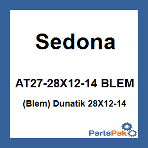 Sedona AT27-28X12-14 BLEM; (Blem) Dunatik 28X12-14