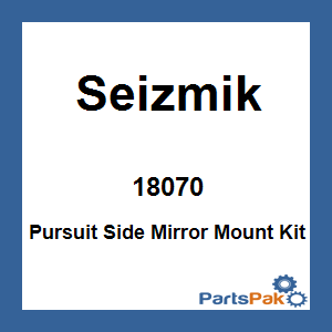 Seizmik 18070; Pursuit Mirror Mounts For Rzr Fits Rzr 900S/1000