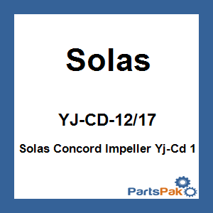 Solas YJ-CD-12/17; Solas Concord Impeller Yj-Cd 1