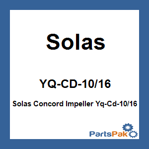 Solas YQ-CD-10/16; Solas Concord Impeller Yq-Cd-10/16