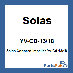 Solas YV-CD-13/18; Solas Concord Impeller Yv-Cd 13/18