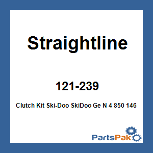 Straightline 121-239; Clutch Kit Fits Ski-Doo Fits SkiDoo Ge N 4 850 146-174 0-3000 Ft