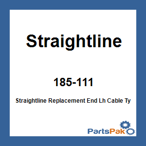 Straightline 185-111; Straightline Replacement End Lh Cable Type Scratchers Snowmobile