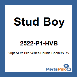Stud Boy 2522-P1-HVB; Super-Lite Pro Series Double Backers .75-inch 24-Pack Hi-Vis Blue