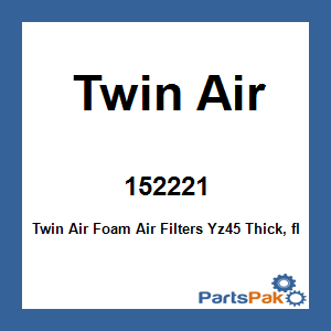 Twin Air 152221; Twin Air Foam Air Filters Yz45