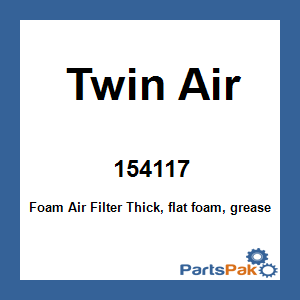 Twin Air 154117; Foam Air Filter