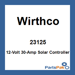 Wirthco 23125; 12-Volt 30-Amp Solar Controller