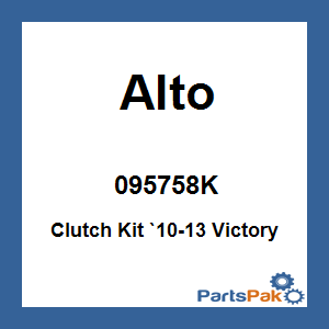 Alto 095758K; Clutch Kit `10-13 Victory