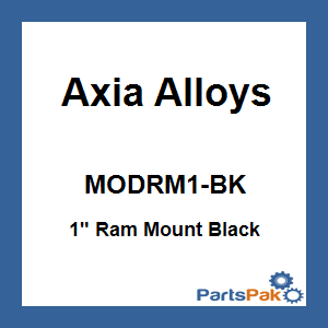 Axia Alloys MODRM1-BK; 1-inch Ram Mount Black