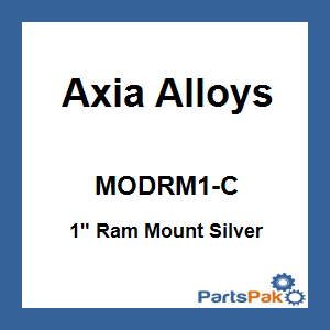 Axia Alloys MODRM1-C; 1-inch Ram Mount Silver