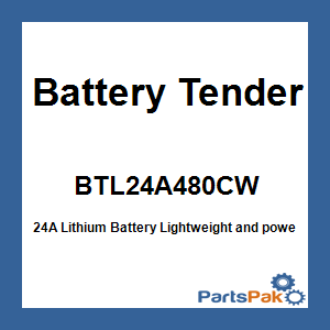 Battery Tender BTL24A480CW; 24A Lithium Battery