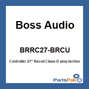 Boss Audio BRRC27-BRCU; Controller 27-inch Recoil