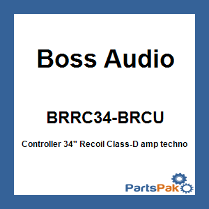 Boss Audio BRRC34-BRCU; Controller 34-inch Recoil