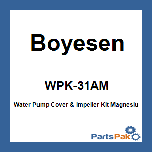 Boyesen WPK-31AM; Water Pump Cover & Impeller Kit Magnesium