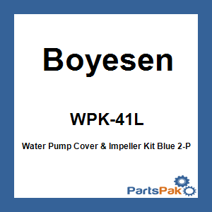 Boyesen WPK-41L; Water Pump Cover & Impeller Kit Blue