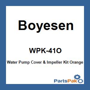 Boyesen WPK-41O; Water Pump Cover & Impeller Kit Orange