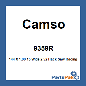 Camso 9359R; 144 X 1.00 15 Wide 2.52 Hack Saw Racing Track
