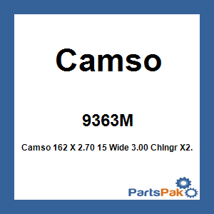Camso 9363M; Camso 162 X 2.70 15 Wide 3.00 Chlngr X2.7 1-Ply Track W / Port