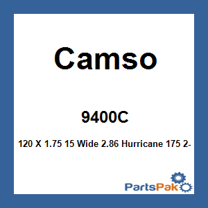 Camso 9400C; 120 X 1.75 15 Wide 2.86 Hurricane 175 2-Ply Track