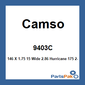 Camso 9403C; 146 X 1.75 15 Wide 2.86 Hurricane 175 2-Ply Track