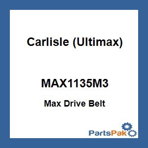 Ultimax MAX1135M3; Max Drive Belt