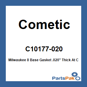 Cometic C10177-020; Milwaukee 8 Base Gasket .020-inch Thick