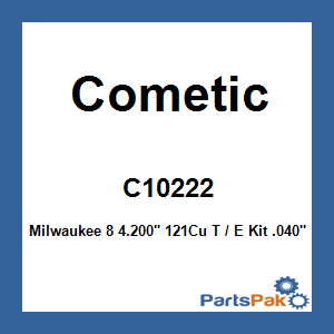 Cometic C10222; Milwaukee 8 4.200-inch 121Cu T / E Kit .040-inch Head Gask
