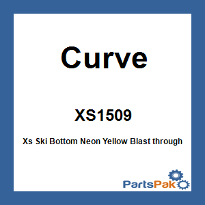 Curve XS1509; Xs Ski Bottom Neon Yellow