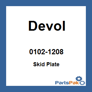 Devol 0102-1208; Skid Plate