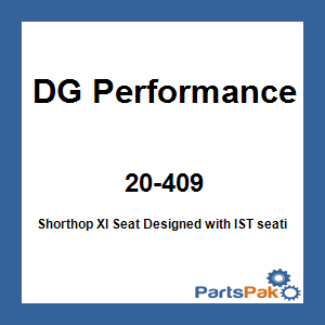 DG Performance 20-409; Shorthop Xl Seat