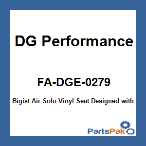 DG Performance FA-DGE-0279; Bigist Air Solo Vinyl Seat