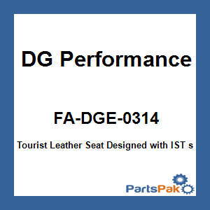 DG Performance FA-DGE-0314; Tourist Leather Seat