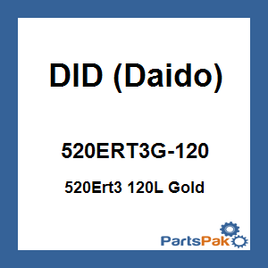 DID (Daido) 520ERT3G-120; 520Ert3 120L Gold