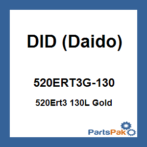 DID (Daido) 520ERT3G-130; 520Ert3 130L Gold