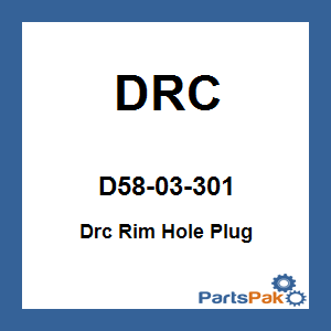 DRC D58-03-301; Drc Rim Hole Plug
