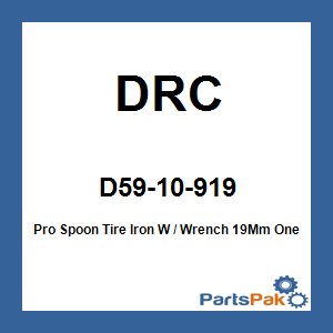 DRC D59-10-919; Pro Spoon Tire Iron W / Wrench 19Mm