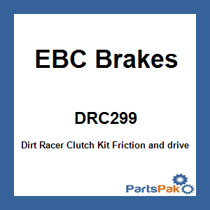 EBC Brakes DRC299; Dirt Racer Clutch Kit