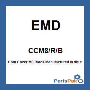EMD CCM8/R/B; Cam Cover M8 Black