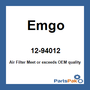 Emgo 12-94012; Air Filter