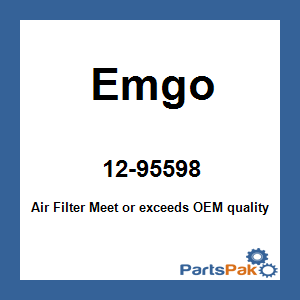 Emgo 12-95598; Air Filter