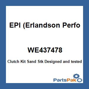 EPI (Erlandson Performance Inc.) WE437478; Clutch Kit Sand Stk