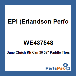 EPI (Erlandson Performance Inc.) WE437548; Dune Clutch Kit Can 30-32-inch Paddle Tires