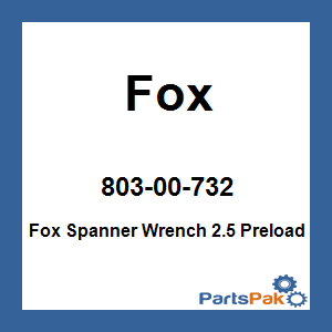 Fox 803-00-732; Fox Spanner Wrench 2.5 Preload