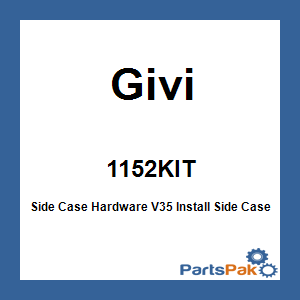 Givi 1152KIT; Side Case Hardware V35 Install Side Case Without Top Case