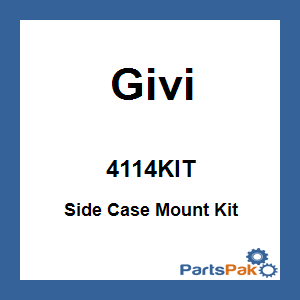 Givi 4114KIT; Side Case Mount Kit
