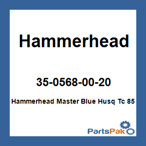 Hammerhead 35-0568-00-20; Hammerhead Master Blue Husq Tc 85
