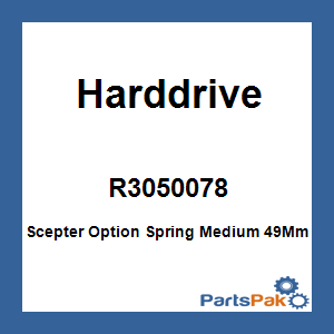 Harddrive R3050078; Scepter Option Spring Medium 49Mm