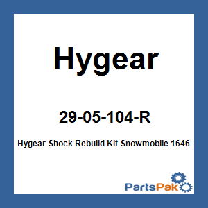 Hygear 29-05-104-R; Hygear Shock Rebuild Kit Snowmobile 1646 Mono Shock