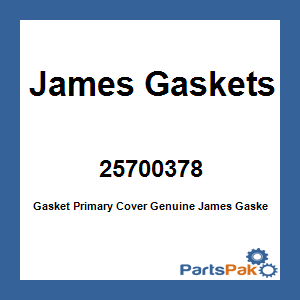 James Gaskets 25700378; Gasket Primary Cover